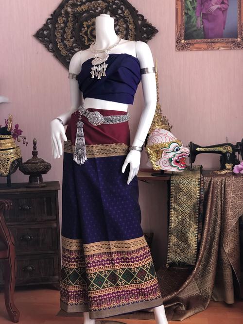隋金西双版纳傣族服装泰国民族服饰复古宫廷款式影楼旗袍